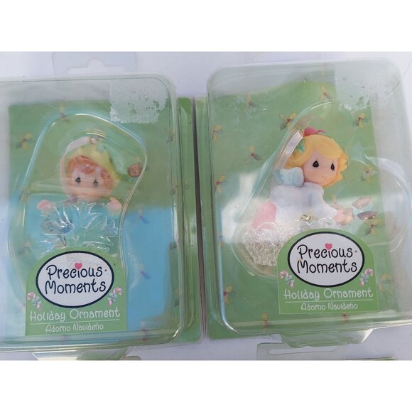 Set Of Four Precious Moments Holiday Ornaments 2005 New In Package - Picture 2 of 3